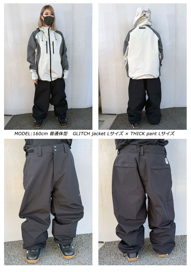 25-26 NOMADIK/ノマディック THICK pant メンズ レディース 防水パンツ