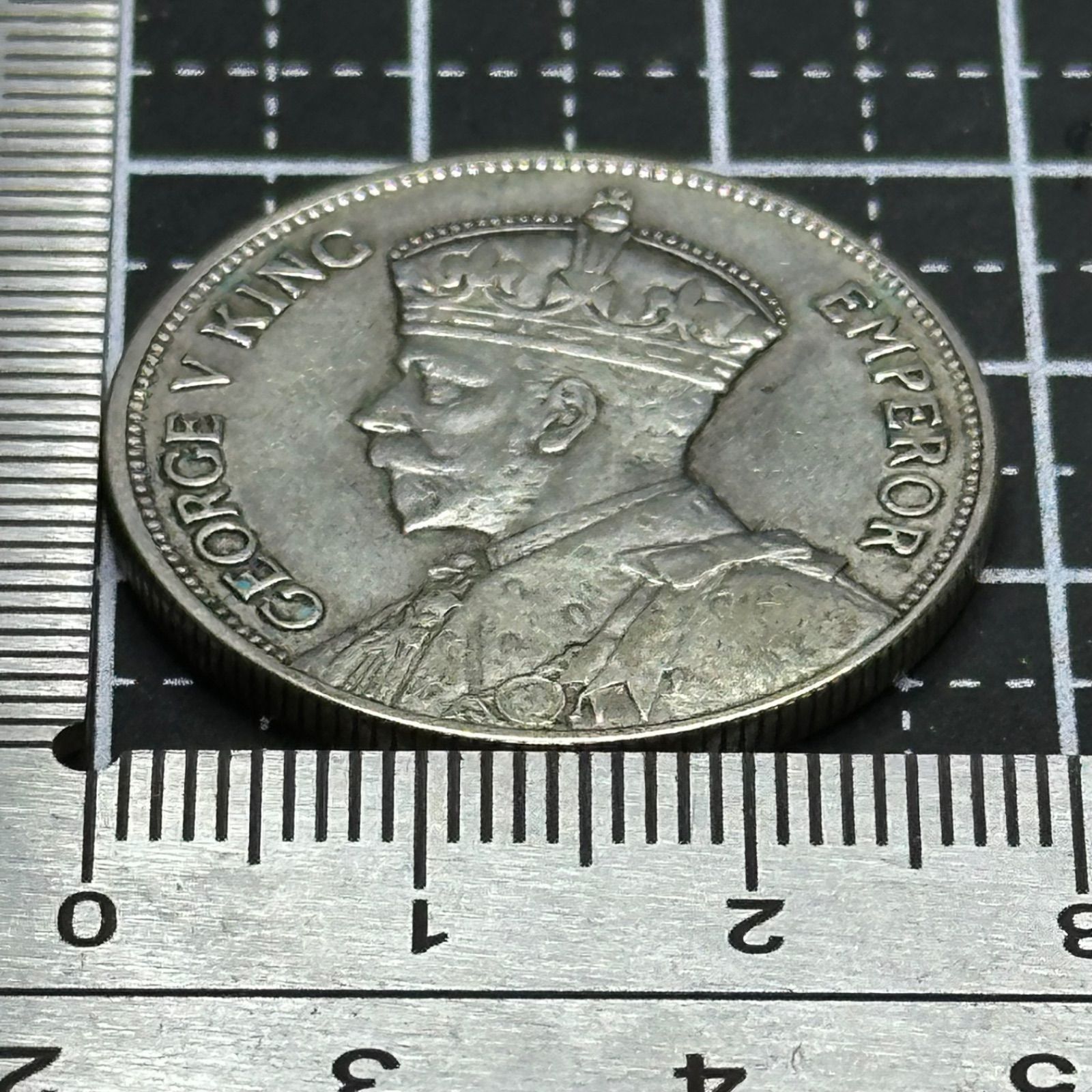 銀貨】1935年 ニュージーランド 1フロリン キウイ初登場／ジョージ5世