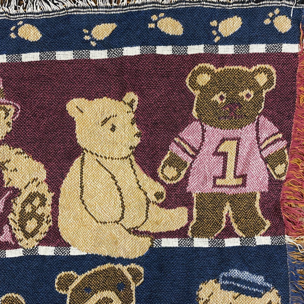 vintageラグ ブランケット マルチカバー タペストリー アニマル 動物