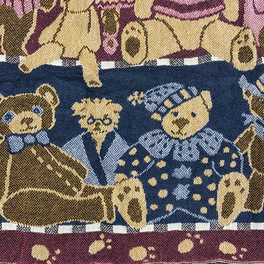 vintageラグ ブランケット マルチカバー タペストリー アニマル 動物