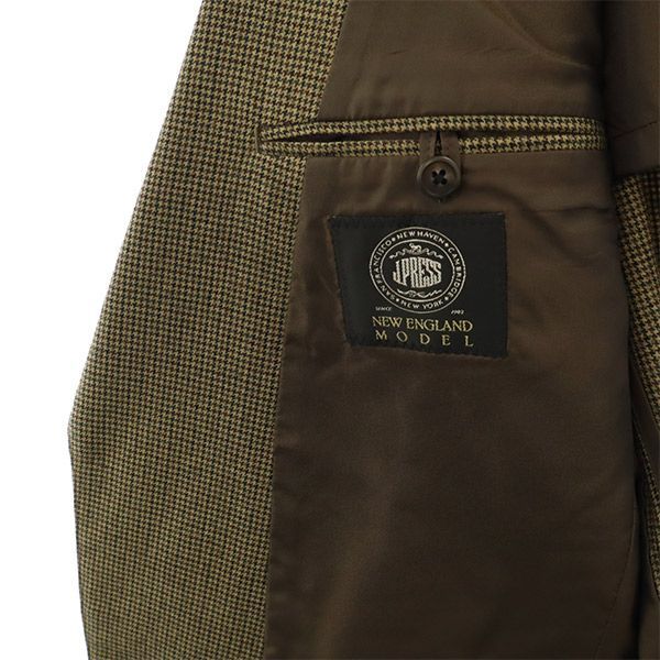 J.PRESS ジェイプレス 日本製 千鳥柄 テーラードジャケット C96-W82