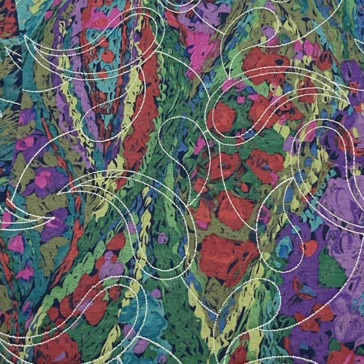 レオナール ファッション LEONARD FASHION ペイズリー ステッチ