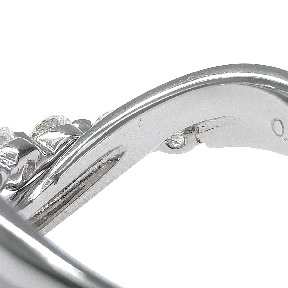 D0.57 ダイヤモンド リング プラチナ Pt900 8.0g 指輪 ジュエリー 7PD