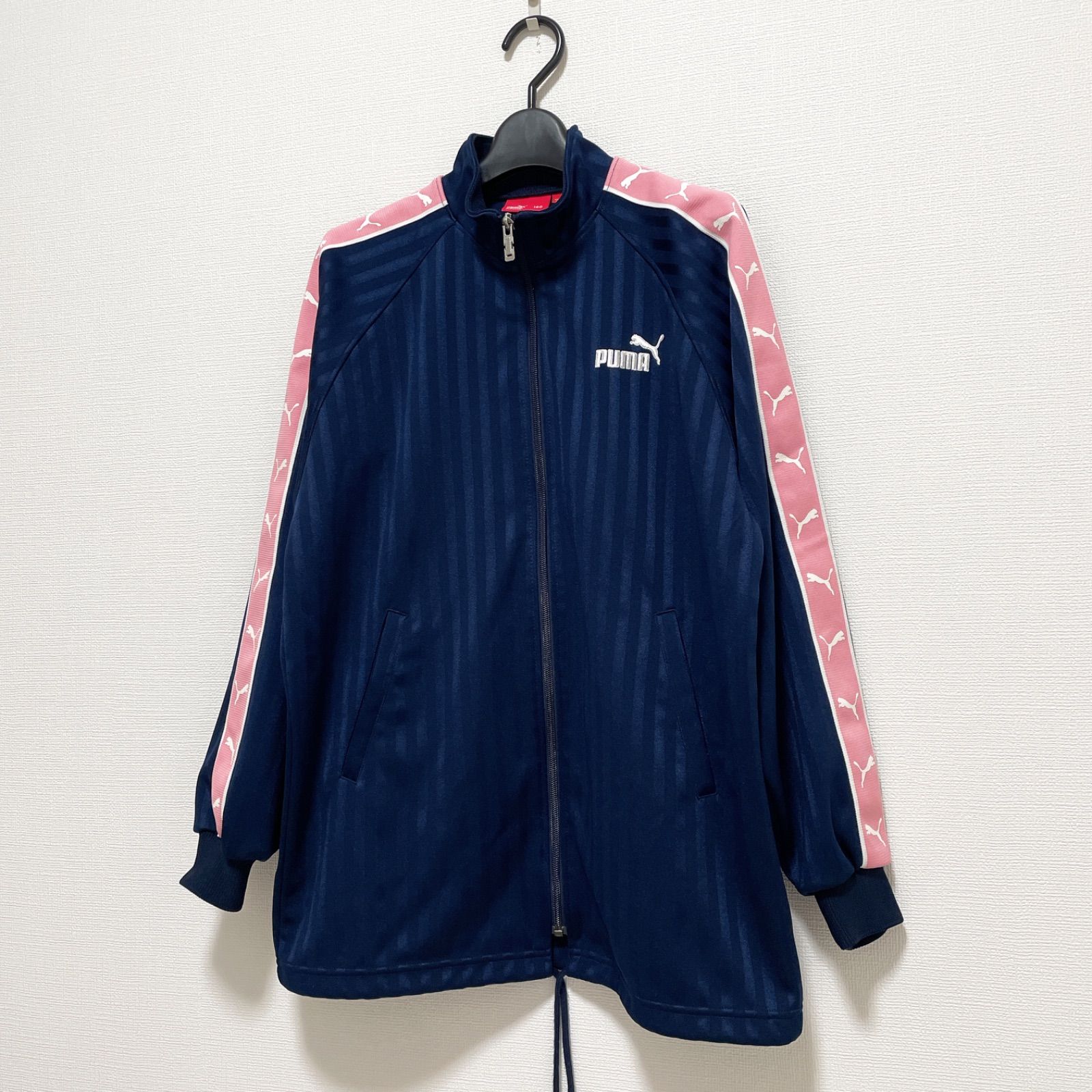 PUMA プーマ トラックジャケット ジャージ プージャ ネイビー ピンク