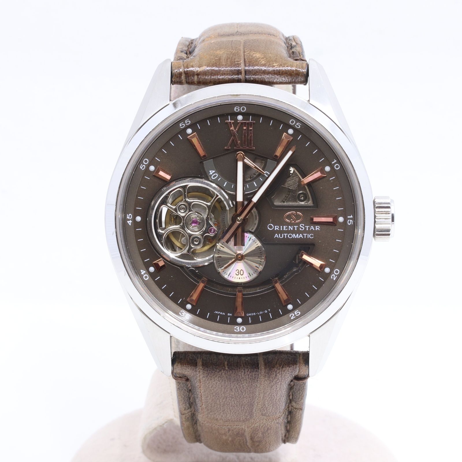 ORIENT STAR 自動巻き 腕時計 ダークブラウン ITJM7AICFLBC ORIENT STAR オリエントスター DK05-C0-B 自動巻き