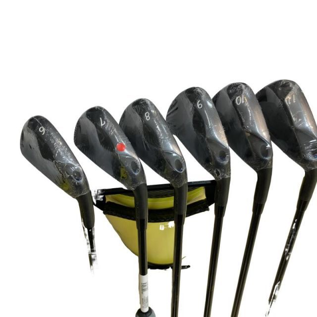 中古】 キャスコ Dolphin Iron DI-122 ブラック 6S アイアンセット IR