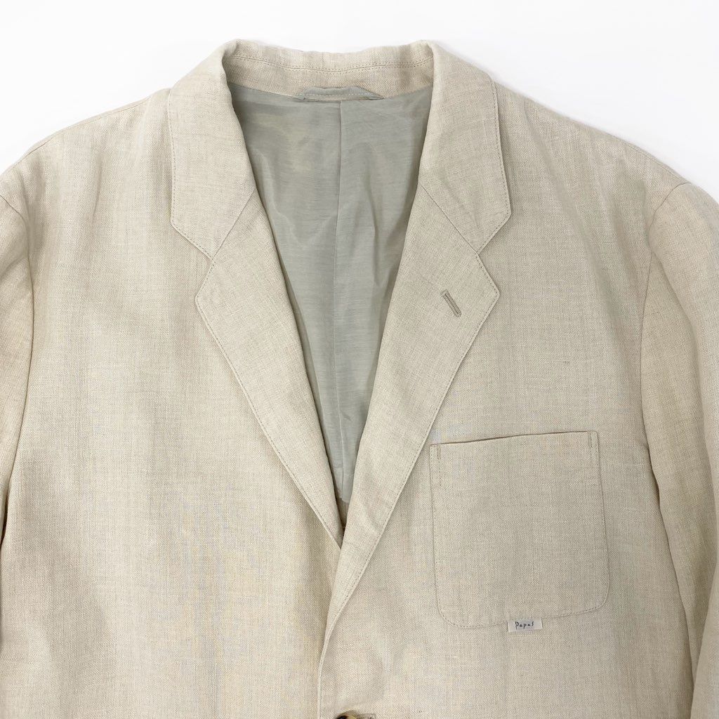 40l25 Papas パパス テーラードジャケット サマージャケット ブレザー