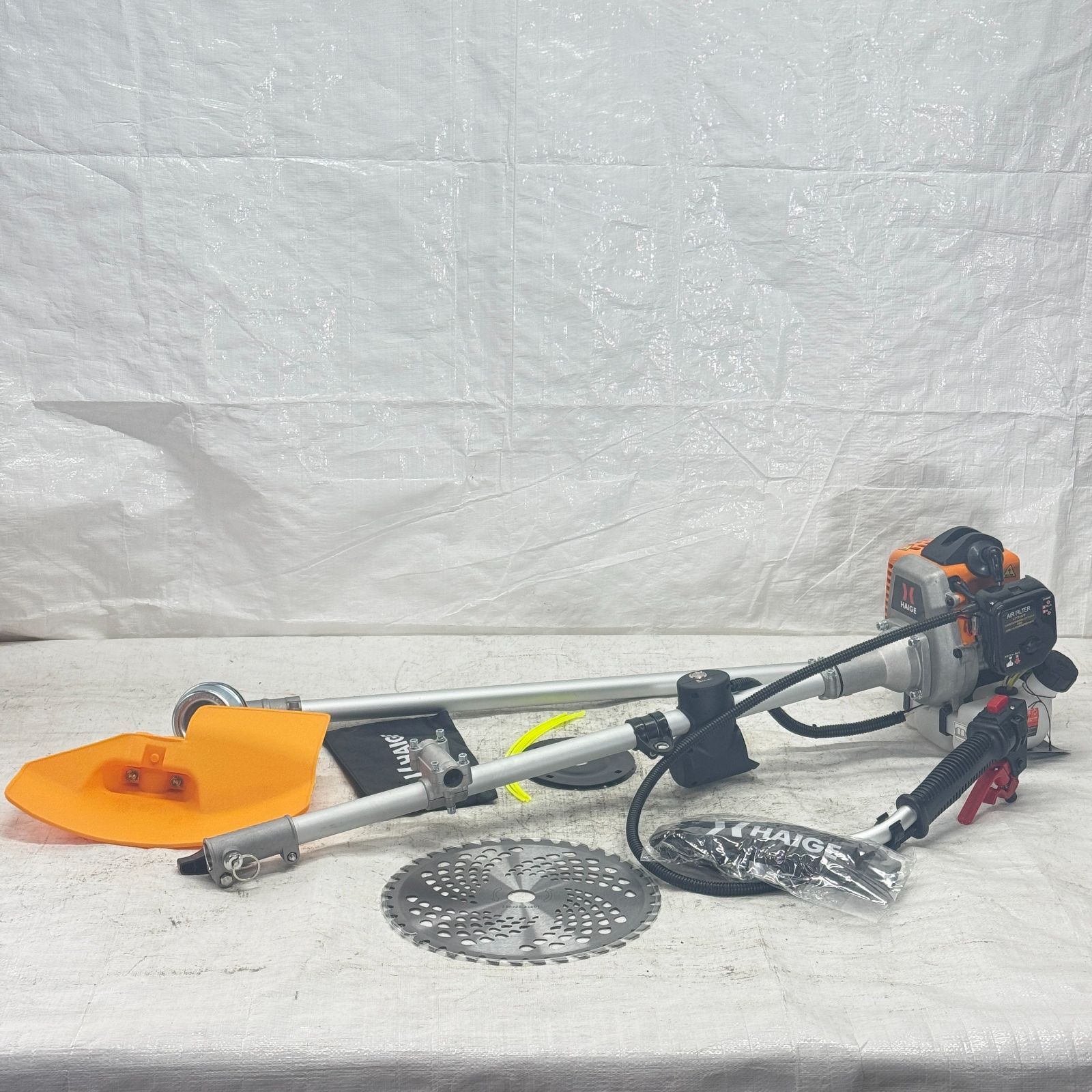 未使用】【展示品】 刈払機 セル付き エンジン式 草刈機 26cc 2 