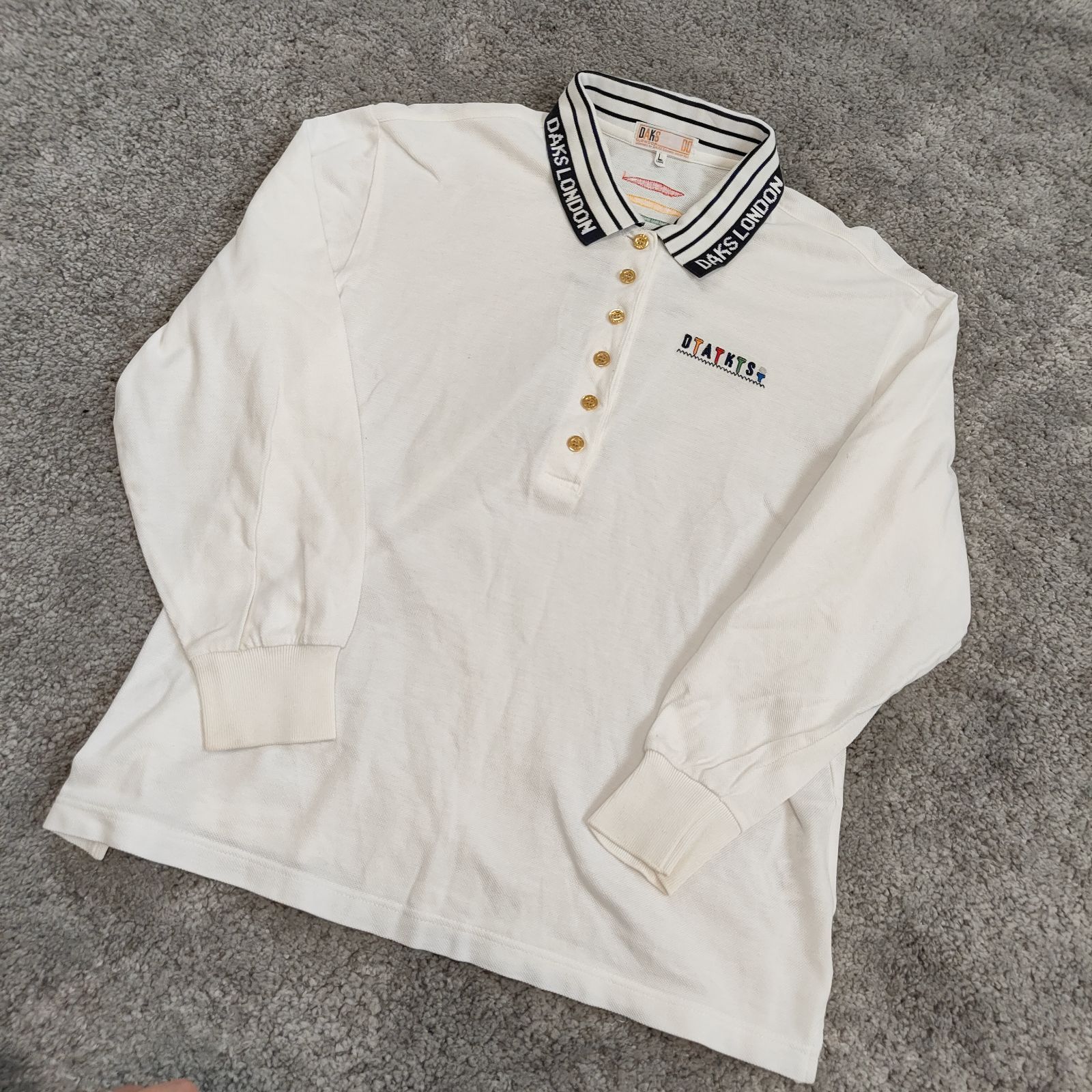 DAKS ダックス 【サイズ】 Lサイズ 長袖 ポロシャツ ゴルフ GOLF