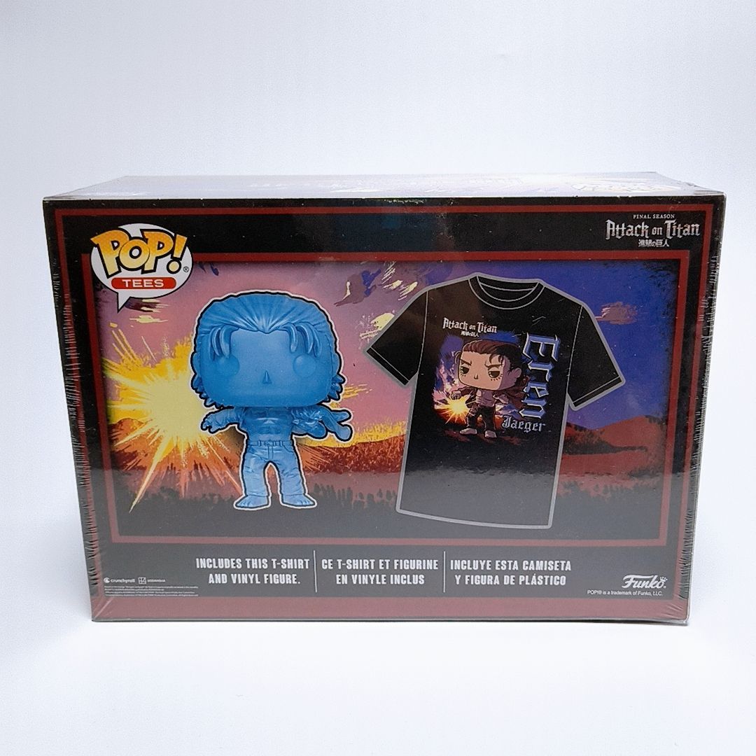 訳あり・新品未使用】Funko POP! & Tee 進撃の巨人 エレン・イェーガー