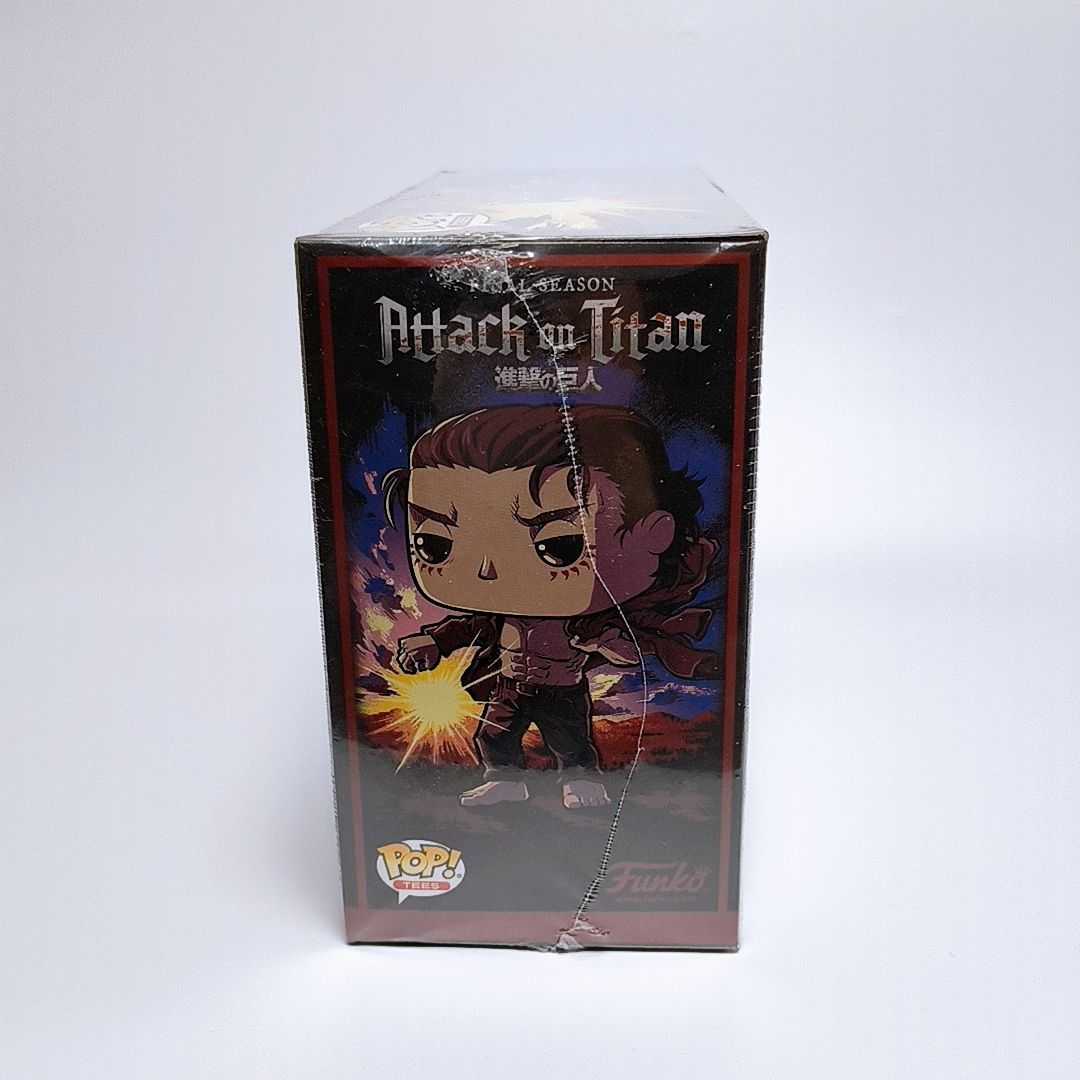 訳あり・新品未使用】Funko POP! & Tee 進撃の巨人 エレン・イェーガー