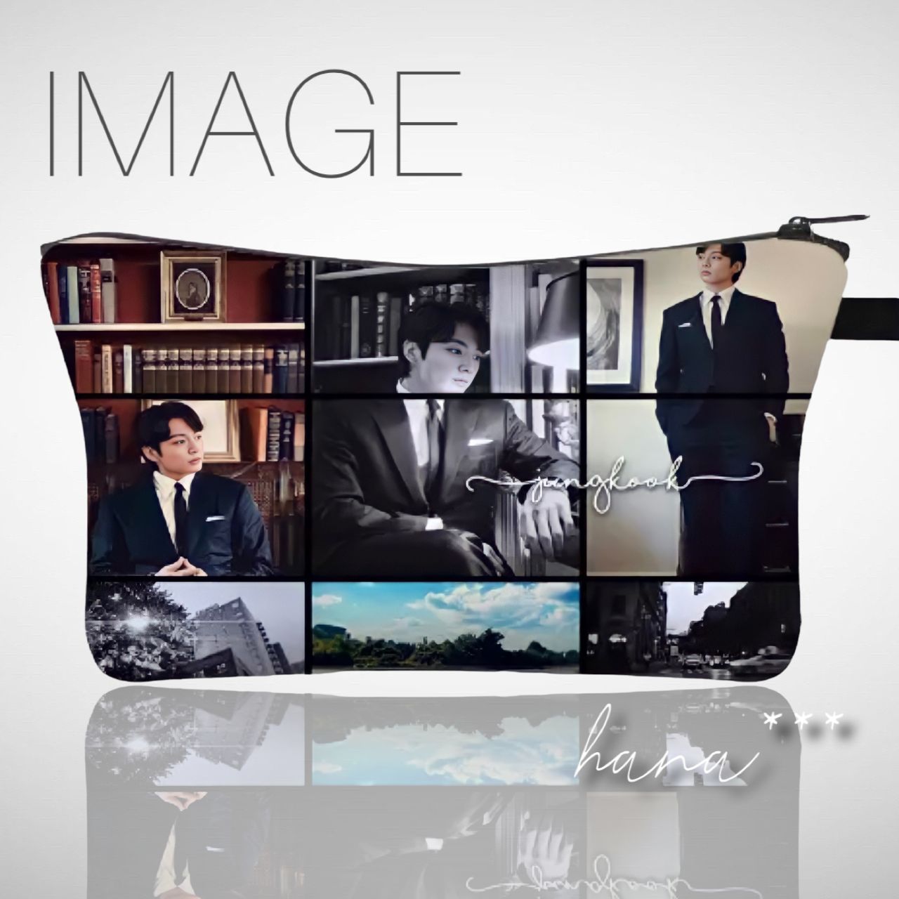 BTS ジョングク グク 両面同柄 プリント ポーチ インスタ - メルカリ