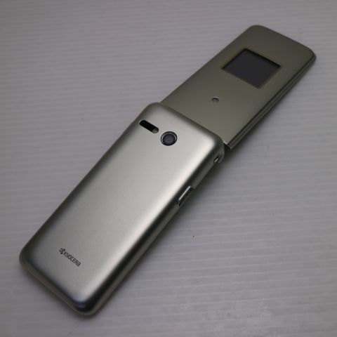 超美品 かんたんケータイ ライト KYF43 シャンパンゴールド 本体 即日