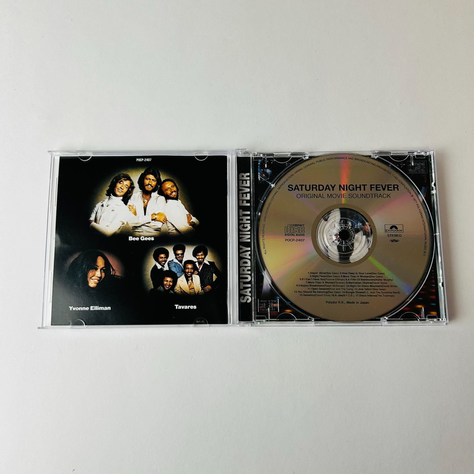 廃盤　オリジナルサウンドトラックCD「ナック」国内盤仕様 帯付美品] 映画 サタデー・ナイト・フィーバー / オリジナル・サウンド