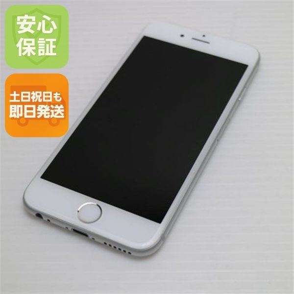 新品同様 SOFTBANK iPhone6 64GB シルバー 即日発送 スマホ Apple