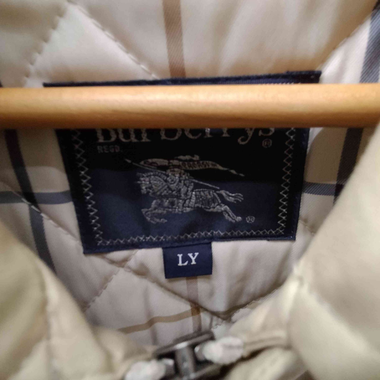 バーバリーズ BURBERRYS 90S 裏地キルティングチェックライナー モッズ