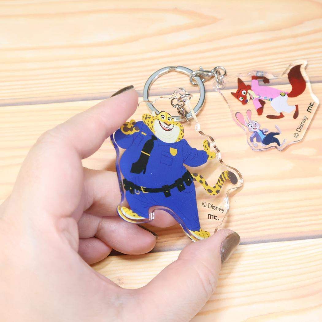メール便】ズートピア2 キーリング 2連アクリルキーホルダー ニック