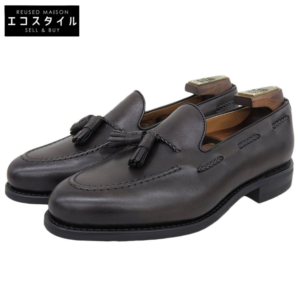 BERWICK バーウィック 新品同様 レザー タッセルローファー シューズ