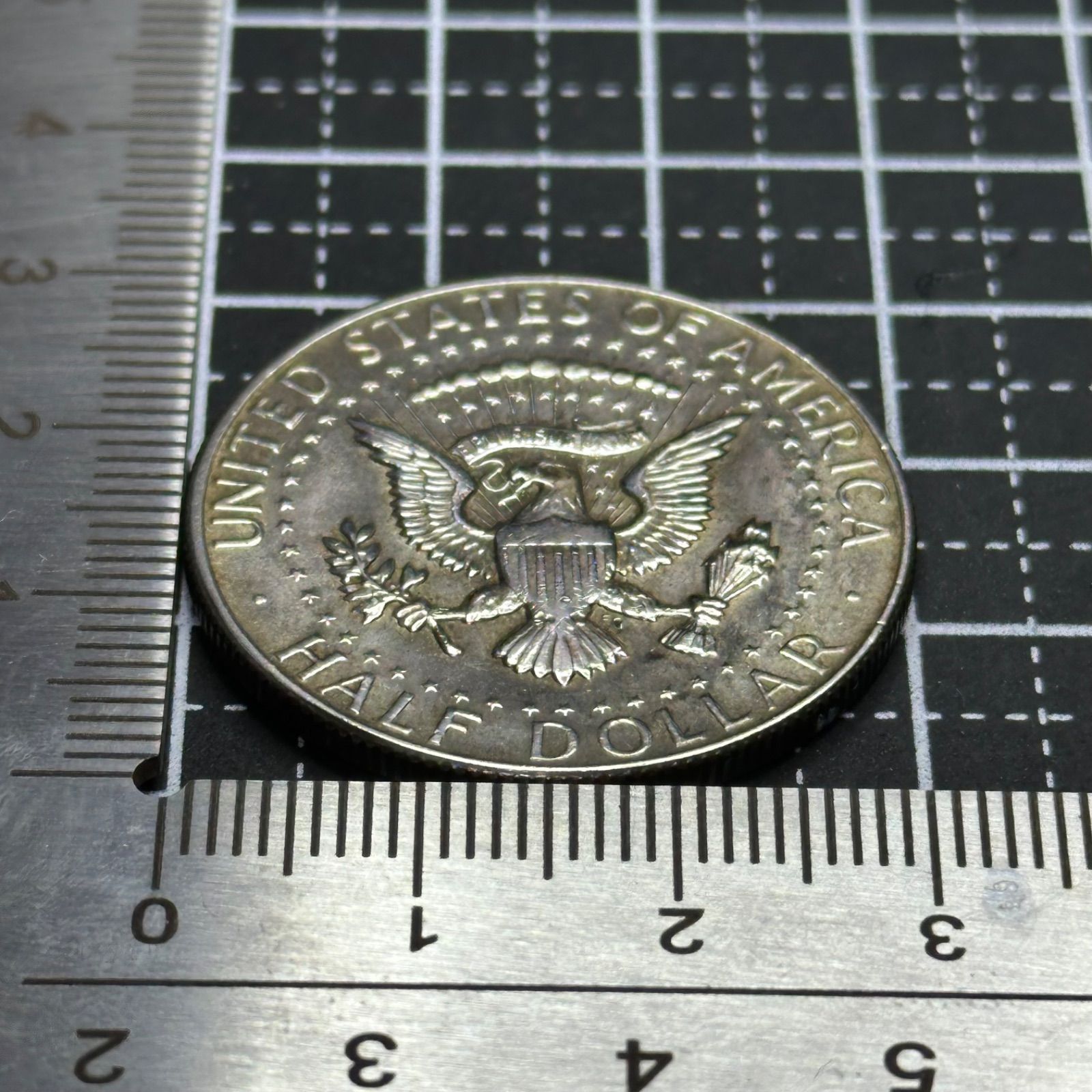 銀貨】1968年 アメリカ ケネディ ハーフダラー 銀40％／J.F.ケネディ追