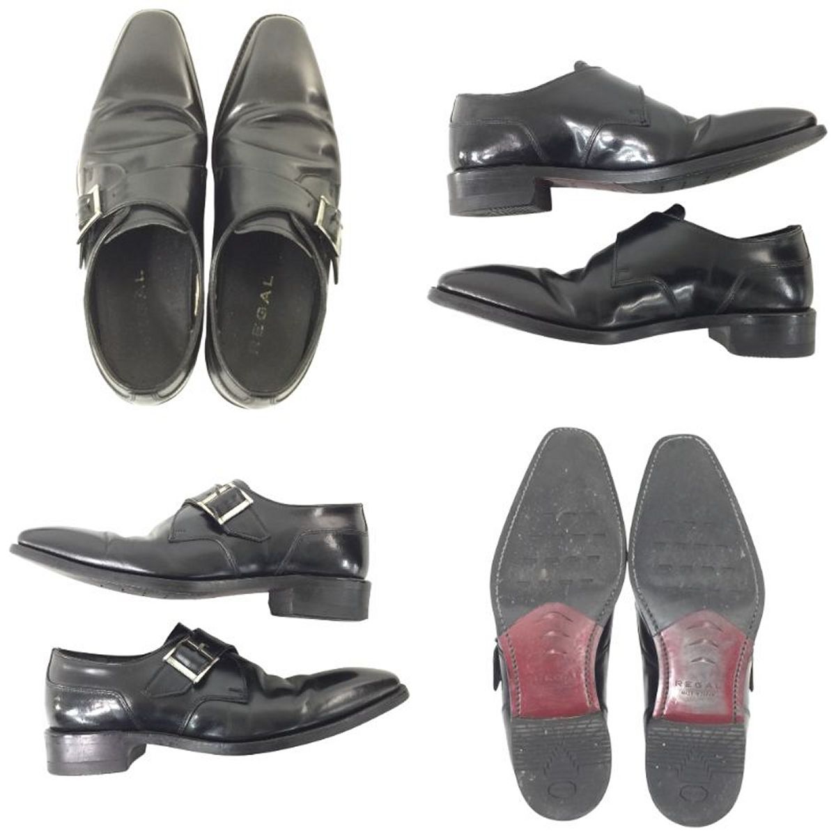REGAL モンクストラップシューズ メンズ ビジネスシューズ サイズ23 1