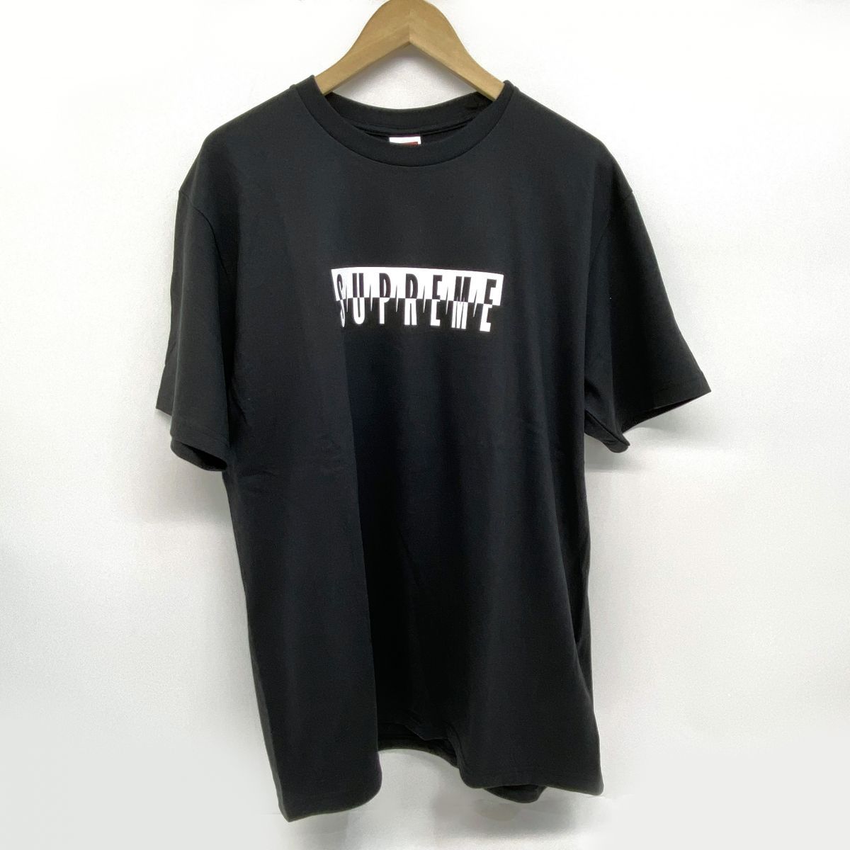 Supreme シュプリーム Split Tee スプリット Tシャツ Lサイズ ブラック 