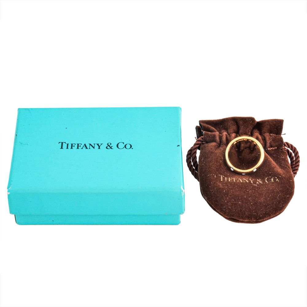 ティファニー Tiffany&Co. ドッツ リング 指輪 ダイヤモンド 約10号