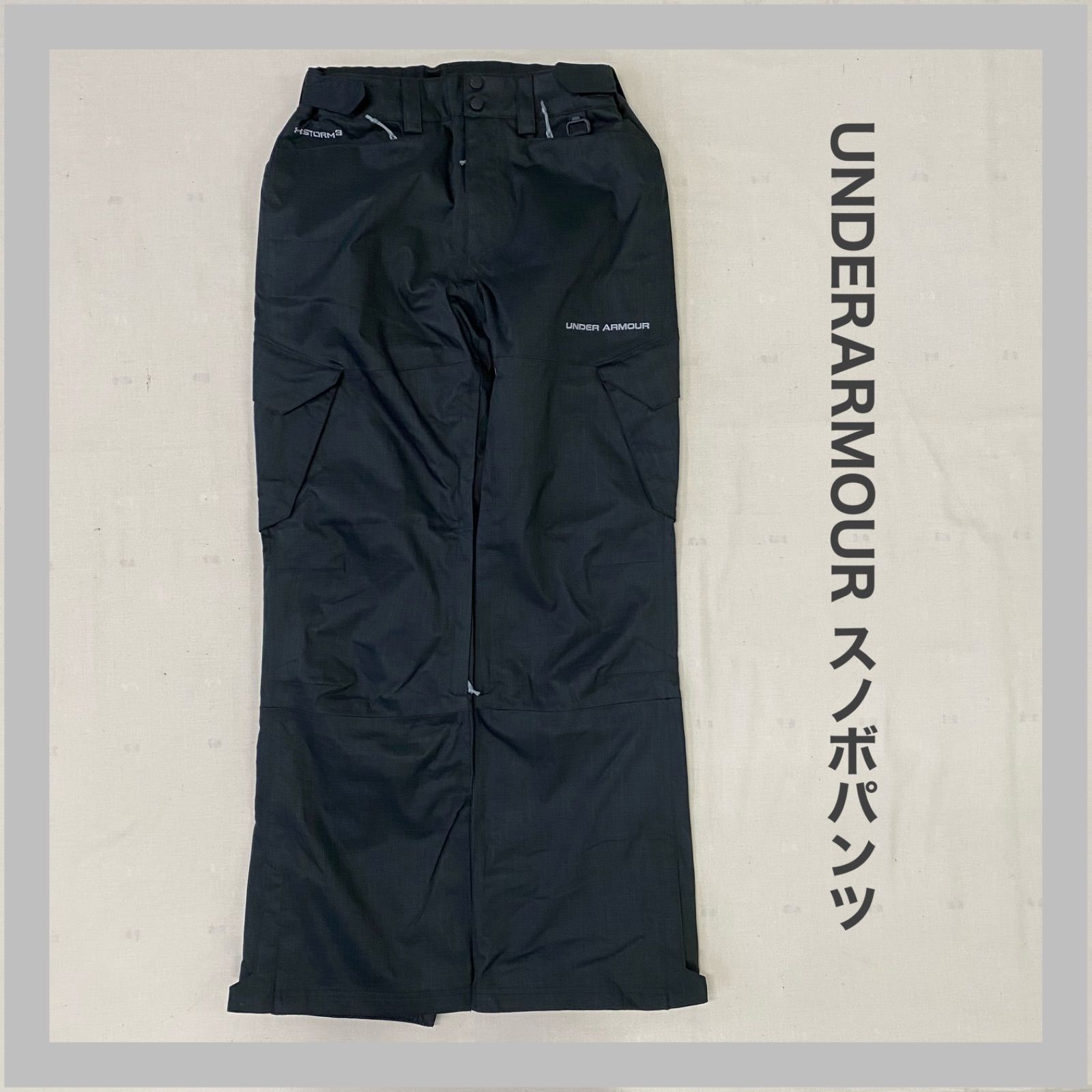 UNDER ARMOUR サイズSM スノーウェア長ズボン 黒 スキー スノボ UNDER ARMOUR サイズSM スノーウェア長ズボン 黒 スキー スノボ UNDER