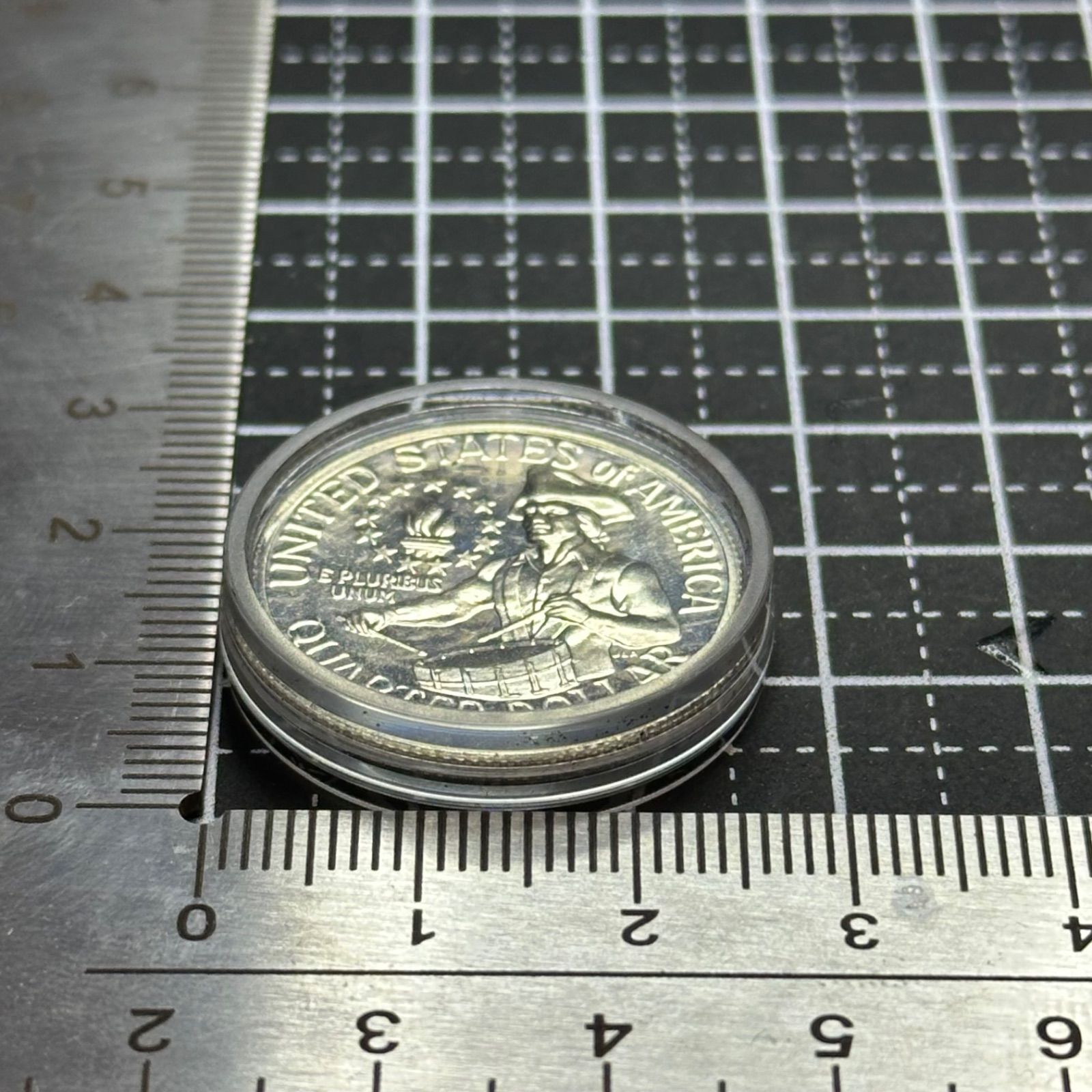 1776–1976 アメリカ建国200周年記念 クォータードル（ドラムメジャー