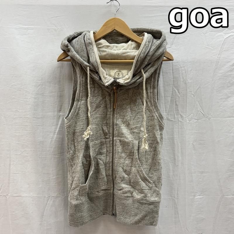 ゴア 00s ビッグフード ノースリーブ ジップアップ パーカー 2WAY Y2K