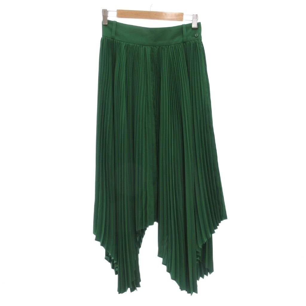 ハイク HYKE タグ付き 変形プリーツスカート 02 マキシ ロング