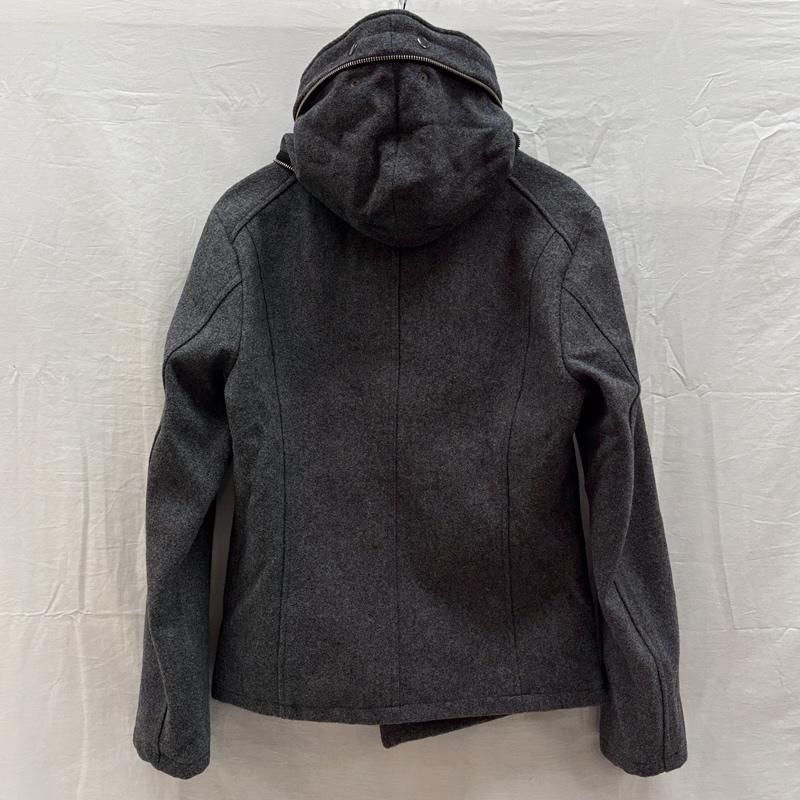 トルネードマート 00s ダブル ジップ ギミック ウール フーデッド