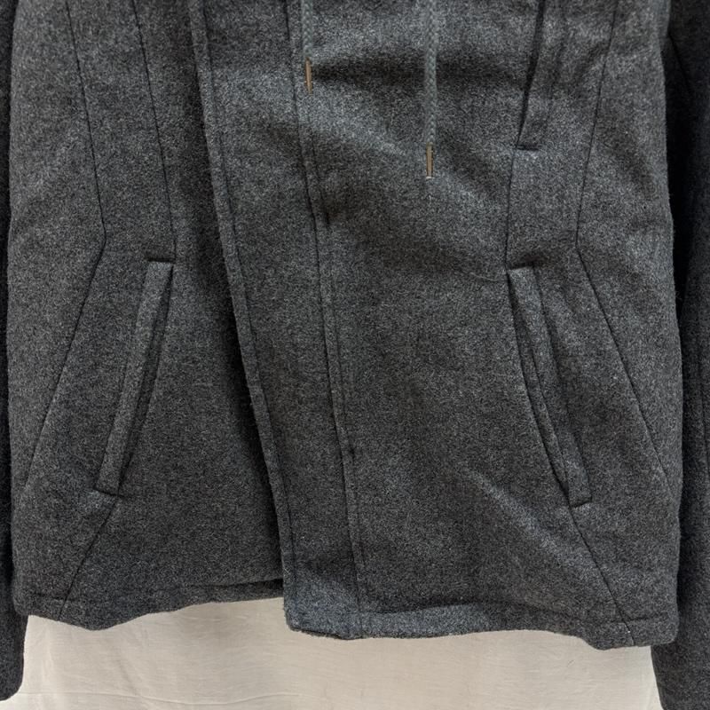 トルネードマート 00s ダブル ジップ ギミック ウール フーデッド