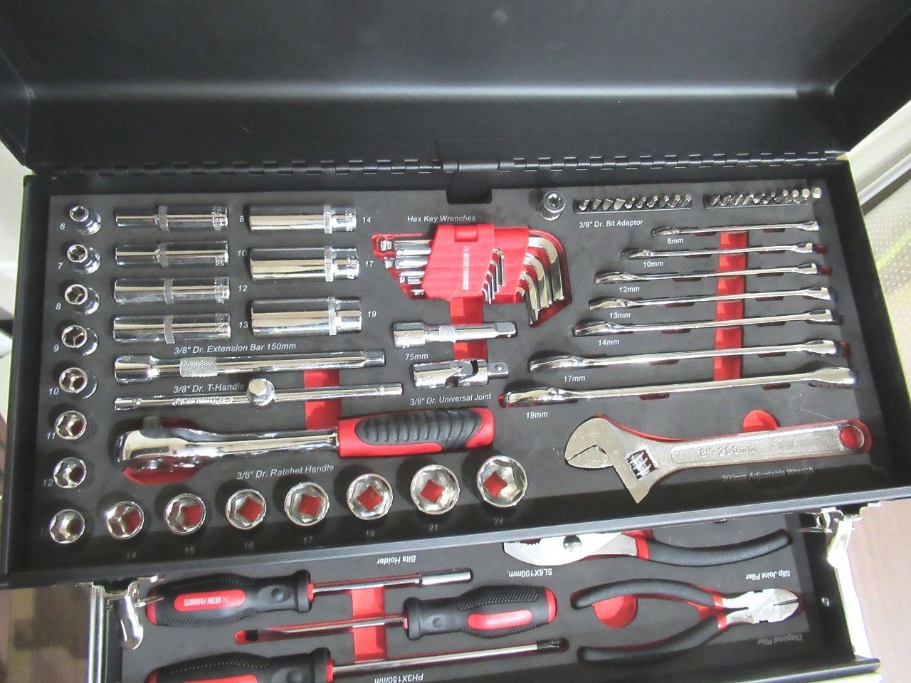 アストロプロダクツ 74点 ツールセット ブラック2段 工具セット 車