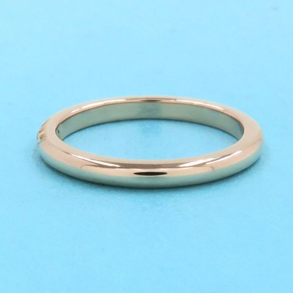 極美品 ティファニー クラシックバンド ダイヤ 3P リング 7.5号 プラチナ ティファニー クラシックバンドリング/ダイヤ3P#7.5 【無料ギフト