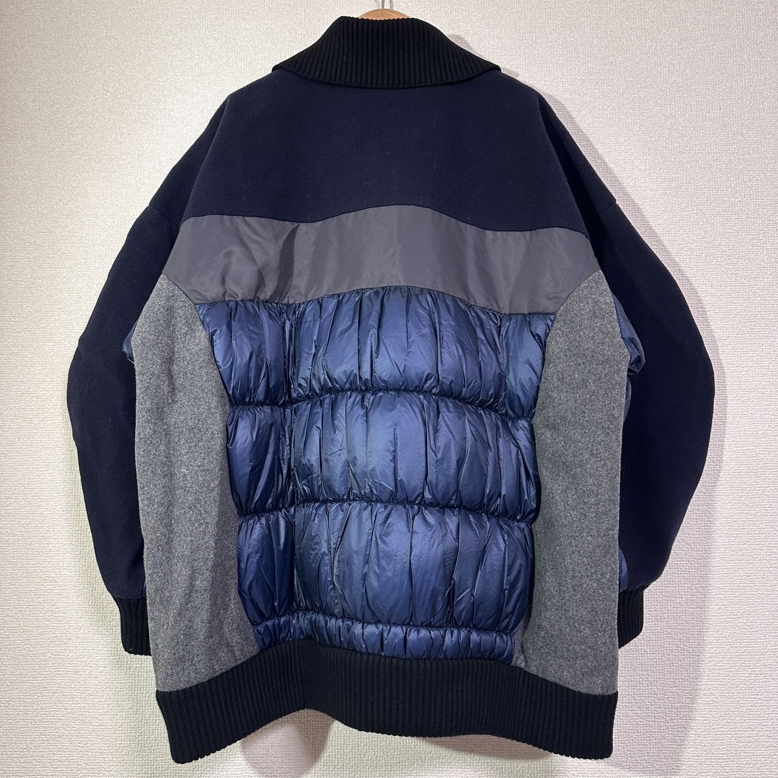 ENFOLD 22AW ソフトラムメルトンブルゾン オーバーサイズ 中綿