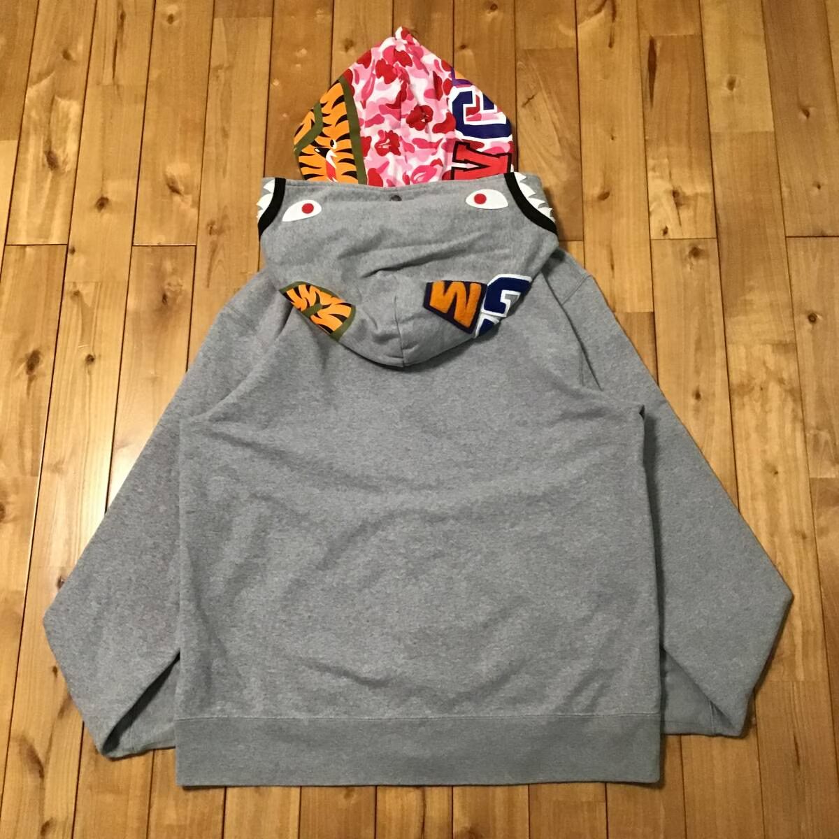 ☆2XL☆ ダブル シャーク パーカー Double shark full zip hoodie a