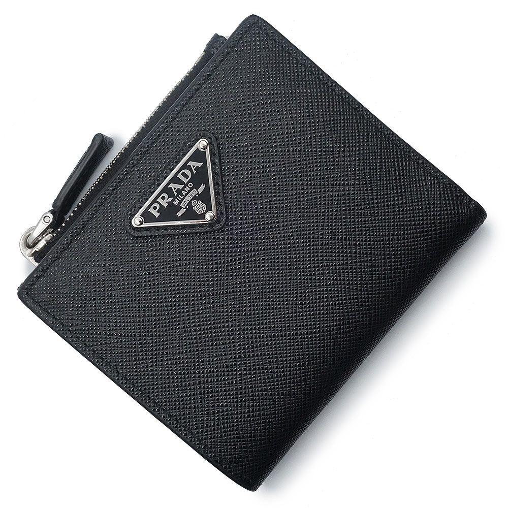 美品 PRADA 三角プレート サフィアーノレザー　箱 ギャラ 付き 美品 PRADA 三角プレート サフィアーノレザー箱 ギャラ 付き