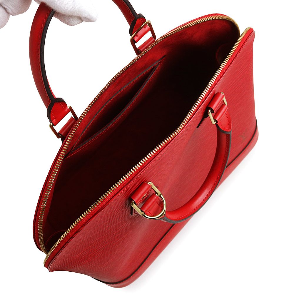 ルイ ヴィトン アルマ PM ハンドバッグ エピレザー カスティリアン