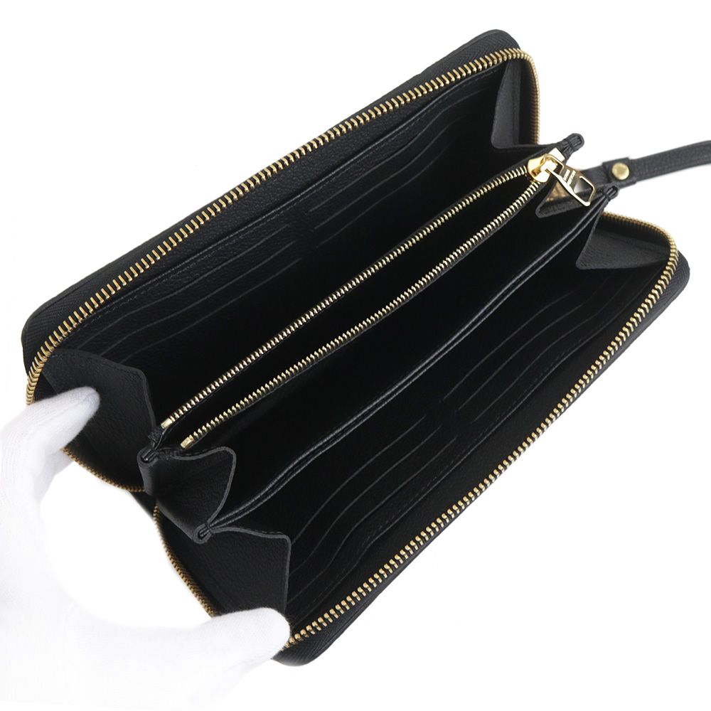 【極美品】ゴールド金具 ルイヴィトン エピ ジッピーウォレット ノワール 長財布 超極美品】現行モデル ルイヴィトン エピ ジッピーウォレット ノワール