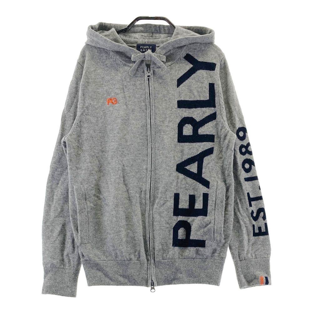 サイズ：0 PEARLY GATES パーリーゲイツ カシミヤ ニット ジップ