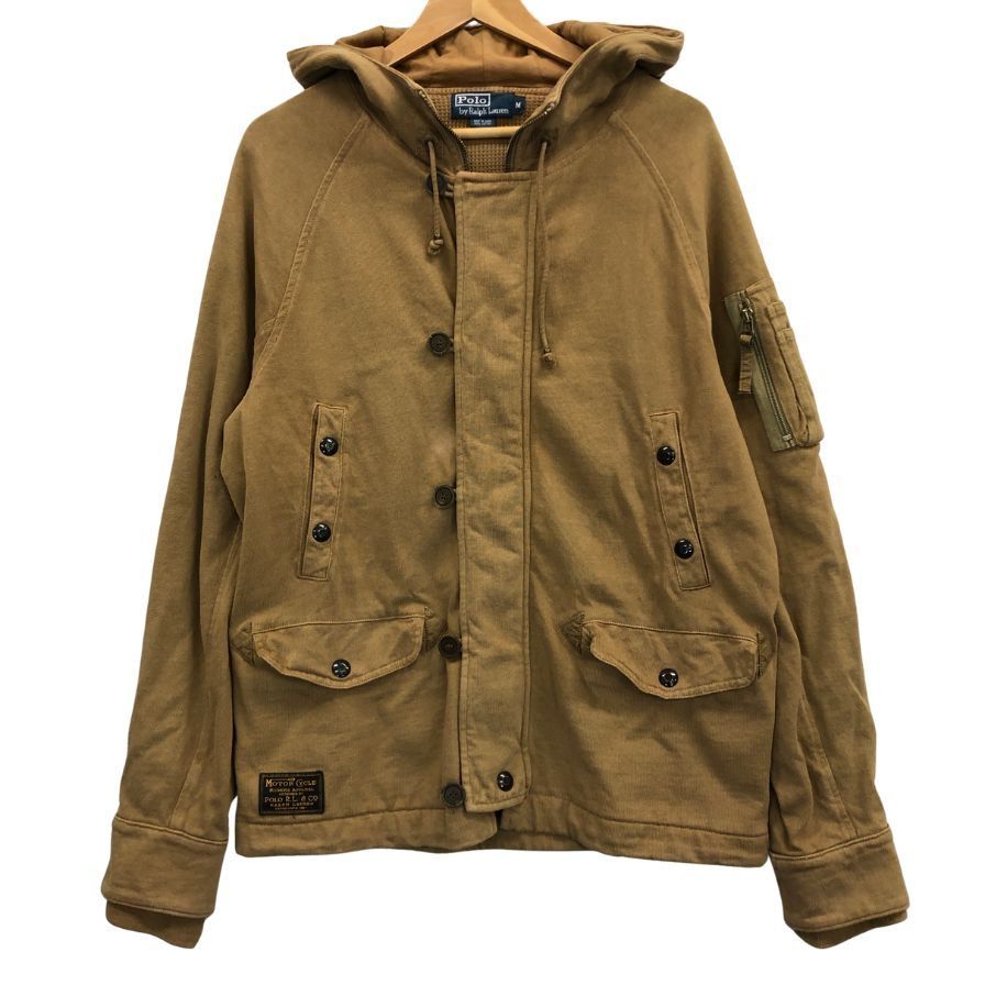 ポロラルフローレン モーターサイクルジャケット 90S ブラウン【AFB4