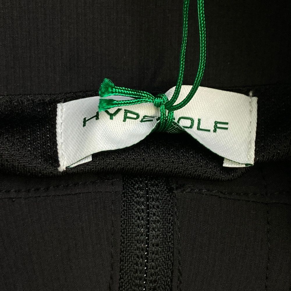 サイズ：L HYPEGOLF ハイプゴルフ ハーフジップ ブルゾン ブラック系