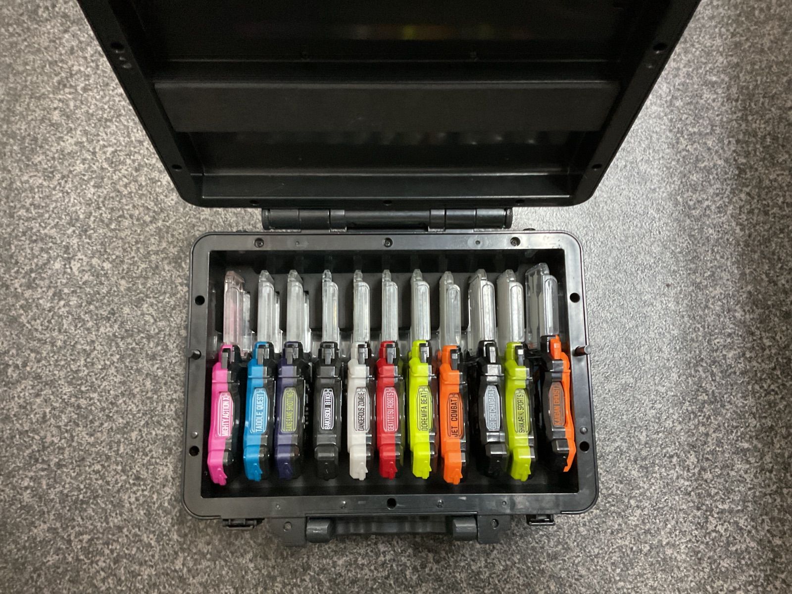 仮面ライダーエグゼイド ガシャットケース ガシャット11個(プロト爆走