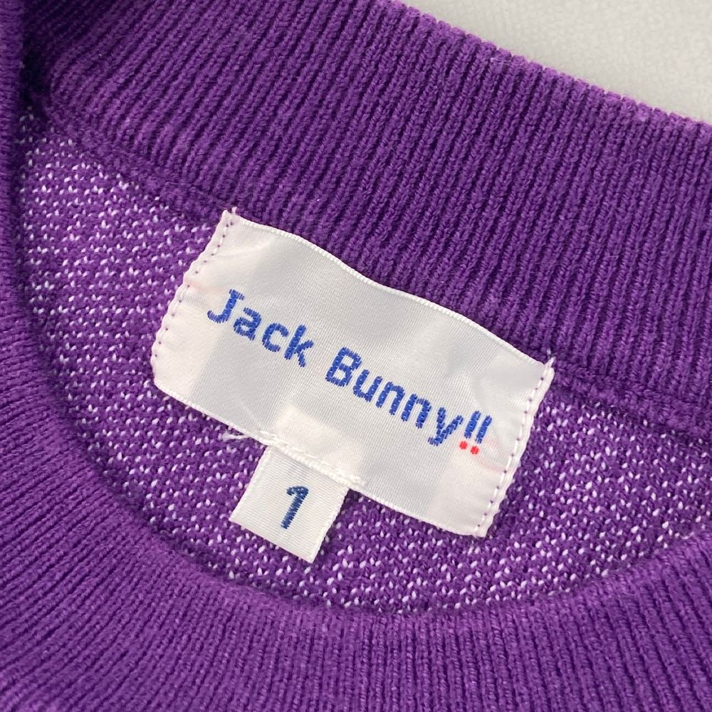 サイズ：1 JACK BUNNY ジャックバニー ニットワンピース パープル系