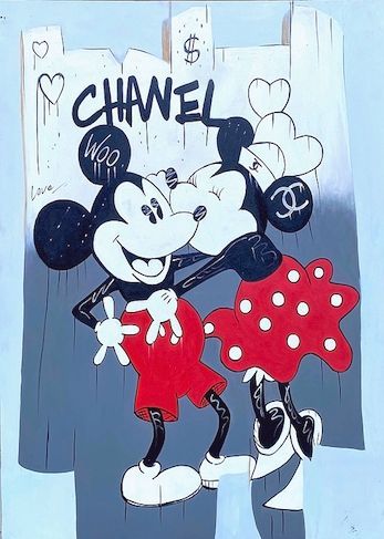 フレーム付】アートポスター・Kiss me CHANEL☆送料込 - メルカリ