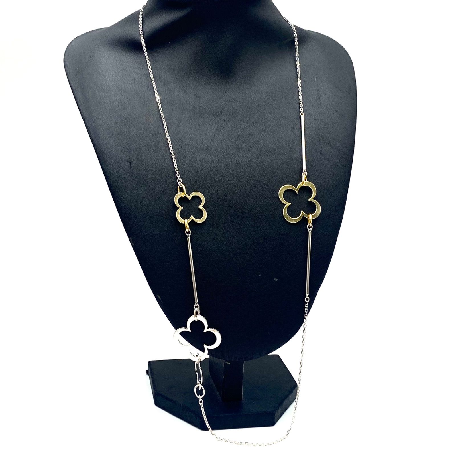 ANTEPRIMA アンテプリマ ロング ネックレス チョーカー シルバー