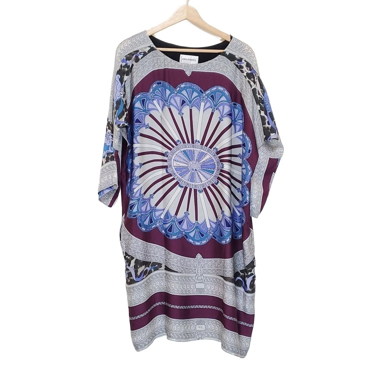 えりさエミリオプッチ ワンピース エミリオプッチ プッチ柄 イタリア製 レーヨン 膝丈 ワンピース ドレス