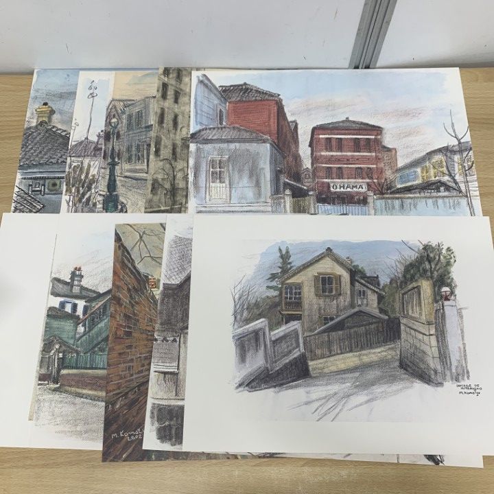 小松益喜素描集 △01)【1点限り!】小松益喜素描集/ 戦前・後の神戸異人館/神戸新聞出版