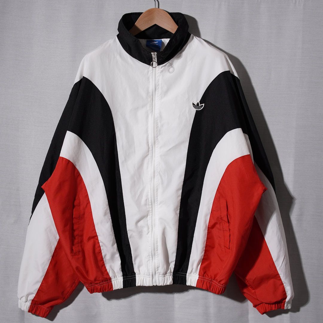 アディダス オリジナルス adidas ORIGINALS ナイロンジャケット L ロゴ