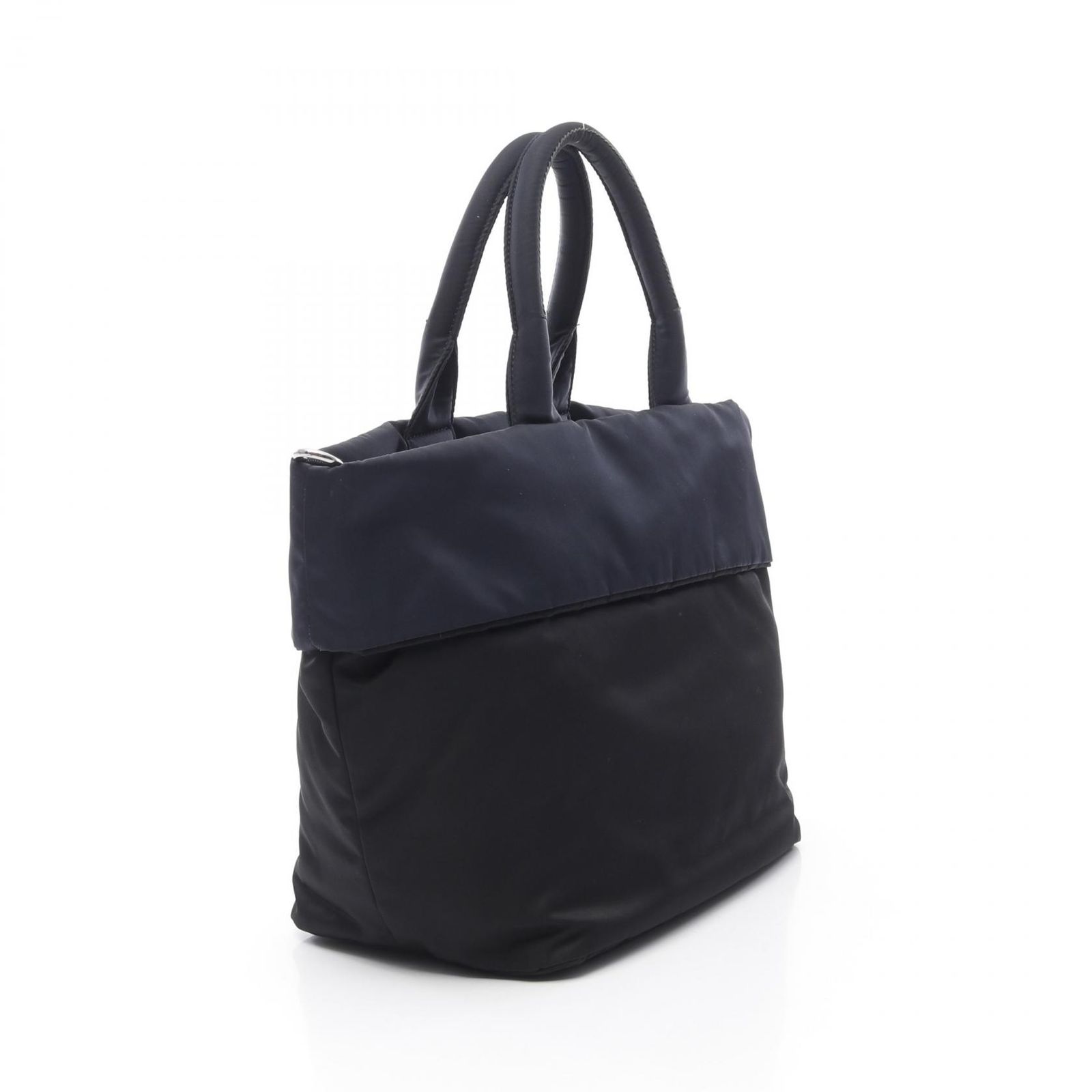 プラダ PRADA トートバッグ TESSUTO DOUBLE ブラック/ネイビー 